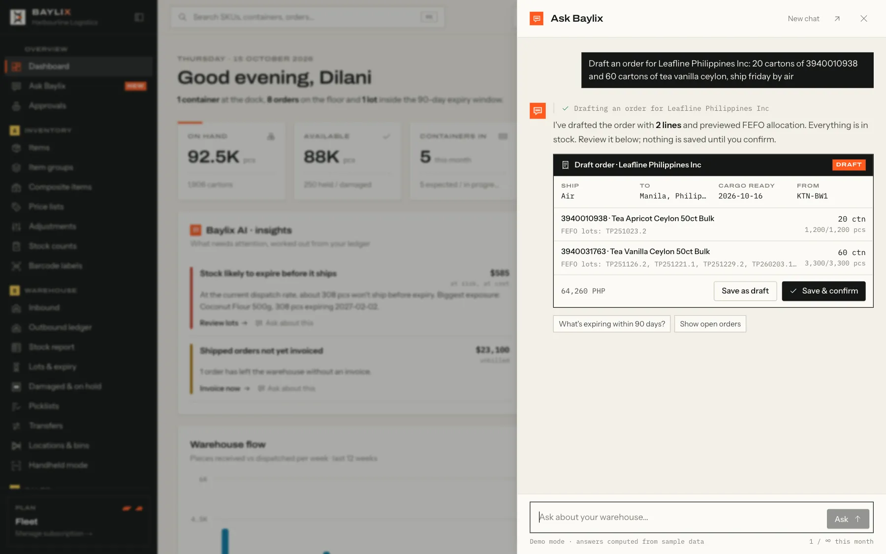 Baylix — Drafts, not surprises